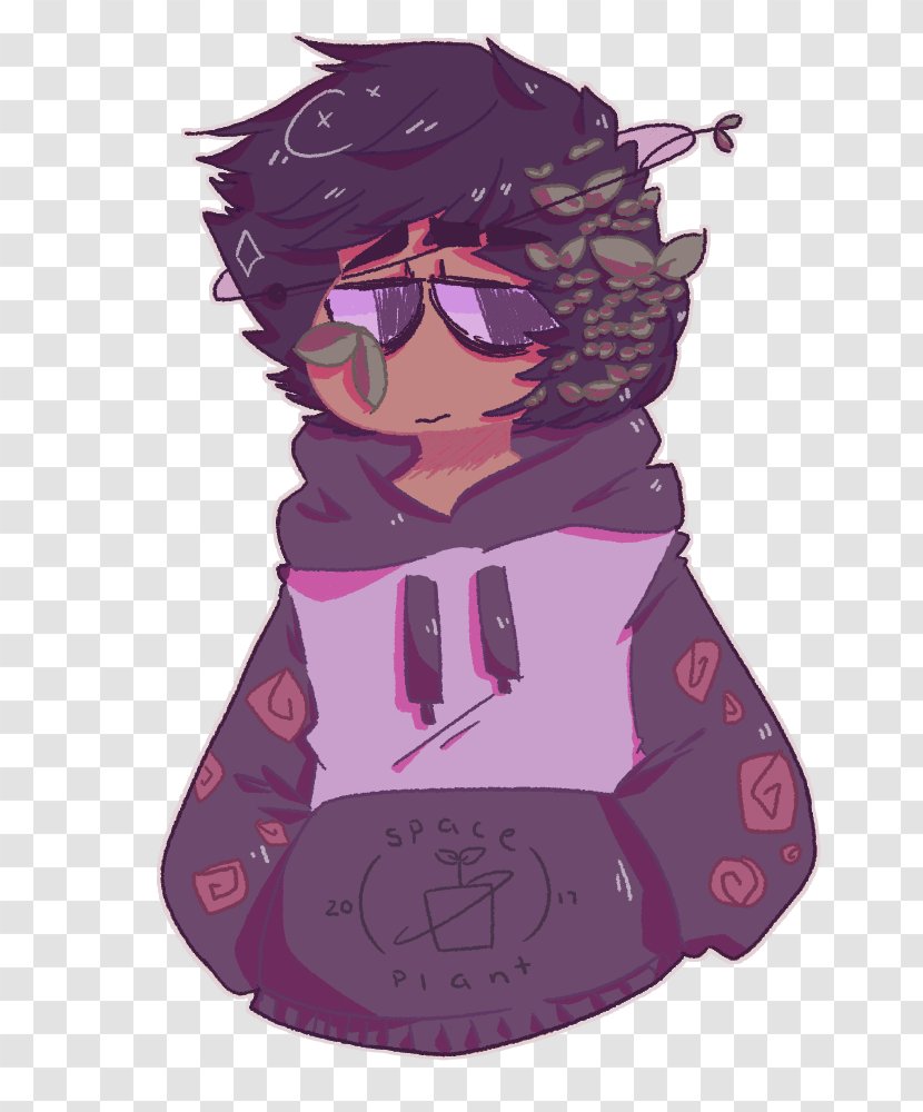 Violet Purple Lilac - Character - TIRED Transparent PNG