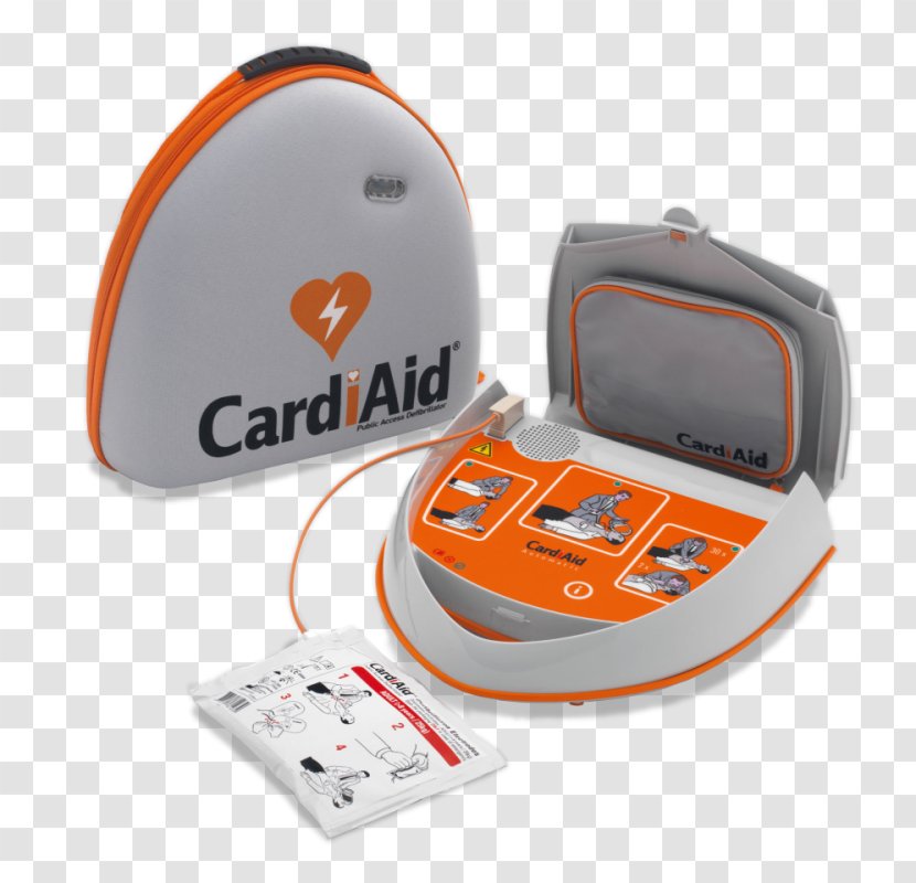 Automated External Defibrillators Defibrillation Cardiac Arrest First Aid Supplies - Hardware Transparent PNG