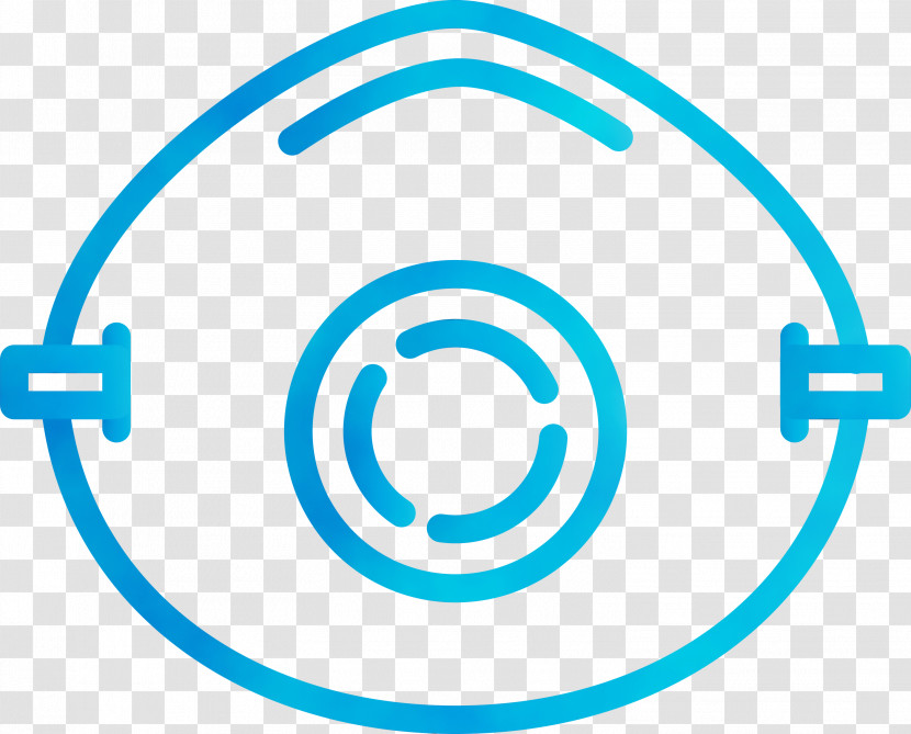 Aqua Circle Turquoise Line Symbol Transparent PNG