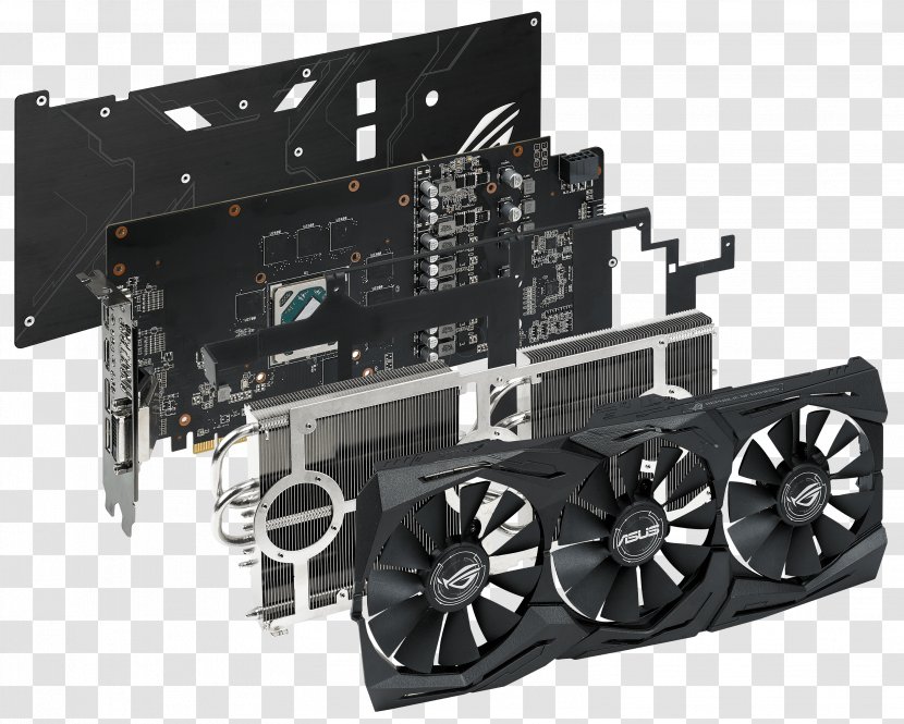 Graphics Cards & Video Adapters AMD Radeon RX 580 500 Series GDDR5 SDRAM - Bulldozer Transparent PNG