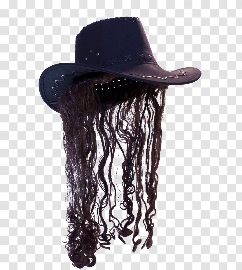 Fedora Cowboy Hat Wig Transparent PNG