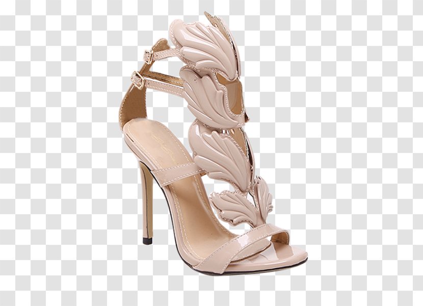 Sandal High-heeled Shoe Stiletto Heel - Strap Transparent PNG