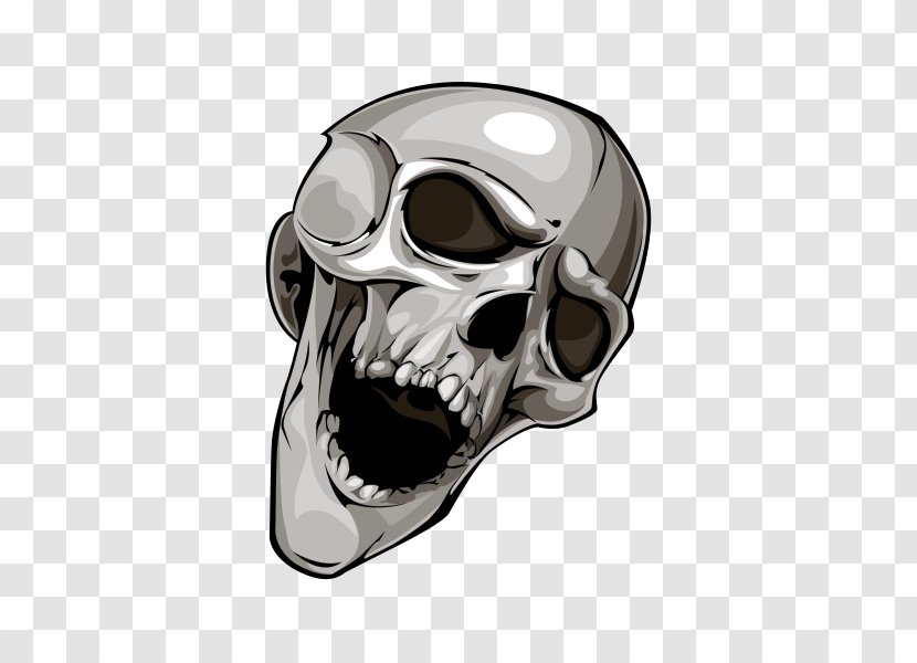 Vector Graphics Skull Royalty-free Illustration Clip Art Transparent PNG