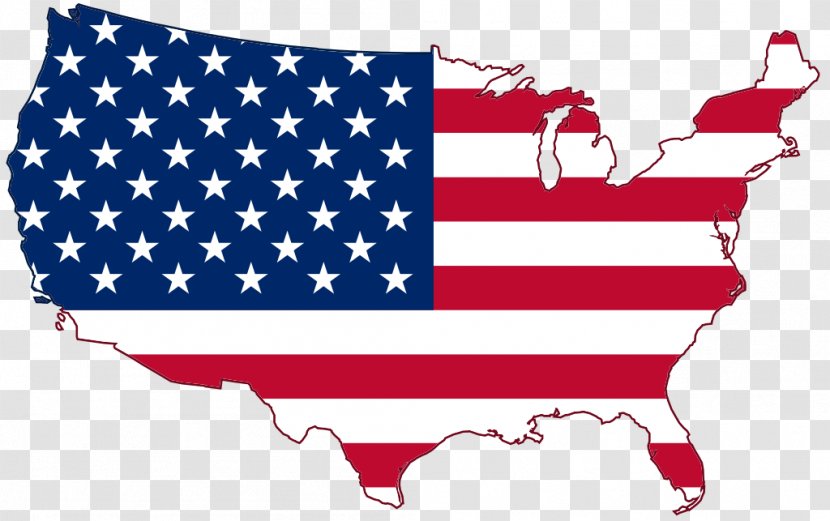Flag Of The United States Map Clip Art - Wikimedia Commons - American Page Border Transparent PNG