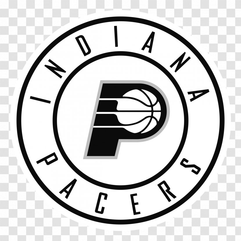 Indiana Pacers NBA All-Star Game Basketball Store - Black And White - Axe Logo Transparent PNG