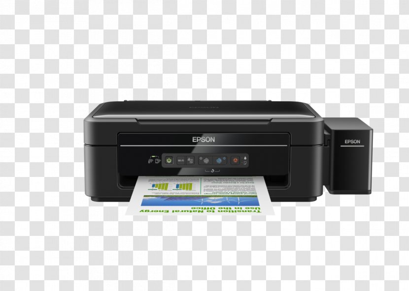 Multi-function Printer Epson Inkjet Printing Transparent PNG