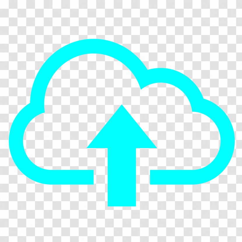 Cloud Computing Storage Symbol - Green - Upload Button Transparent PNG