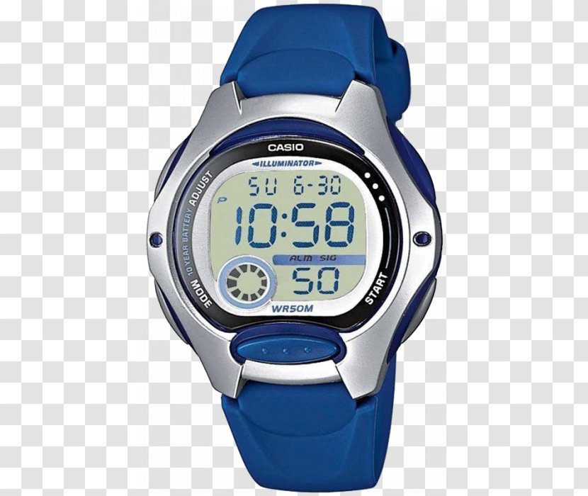 Casio Databank Watch Illuminator Digital Clock Transparent PNG
