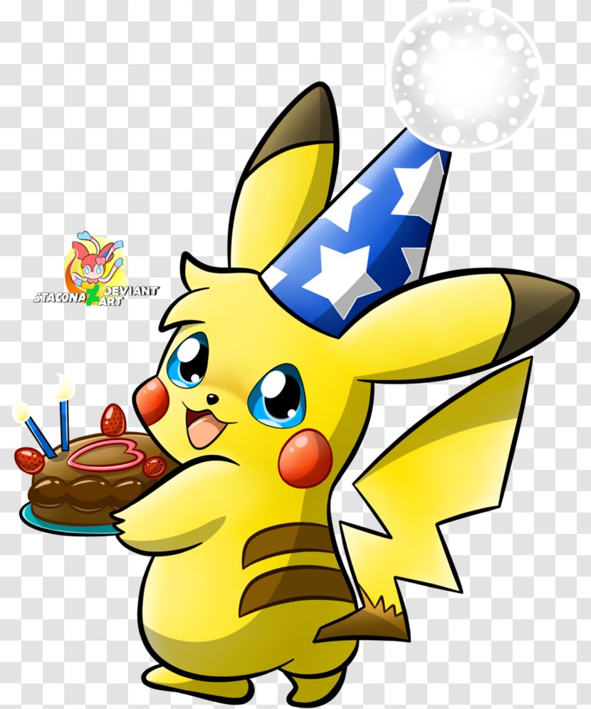Pikachu Party Hat Birthday Clip Art - Wing Transparent PNG
