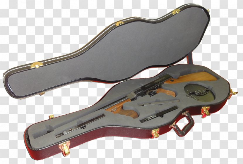Thompson Submachine Gun Guitar Musical Instruments Gatling - Frame - Shaped Box Transparent PNG
