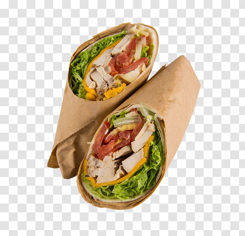 Wrap Shawarma Fast Food Vegetarian Cuisine Barbecue Chicken - Sandwich Transparent PNG