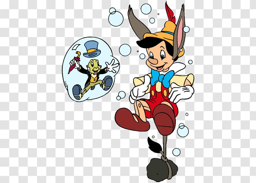 Jiminy Cricket Geppetto The Adventures Of Pinocchio Animated Film Walt Disney Company - Cartoon Transparent PNG