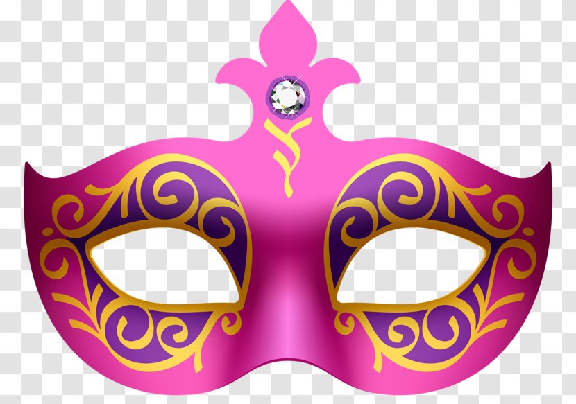 Carnival Of Venice Mask Masquerade Ball Clip Art - Purple - Pretty Transparent PNG