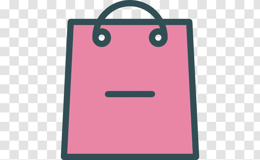 Stock Exchange Shopping Smiley - Rectangle - Pink M Transparent PNG