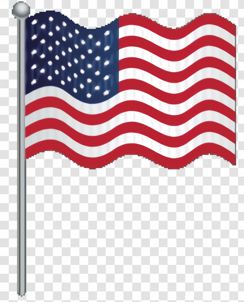 Cartoon Bee - Rectangle - Flag Of The United States Transparent PNG