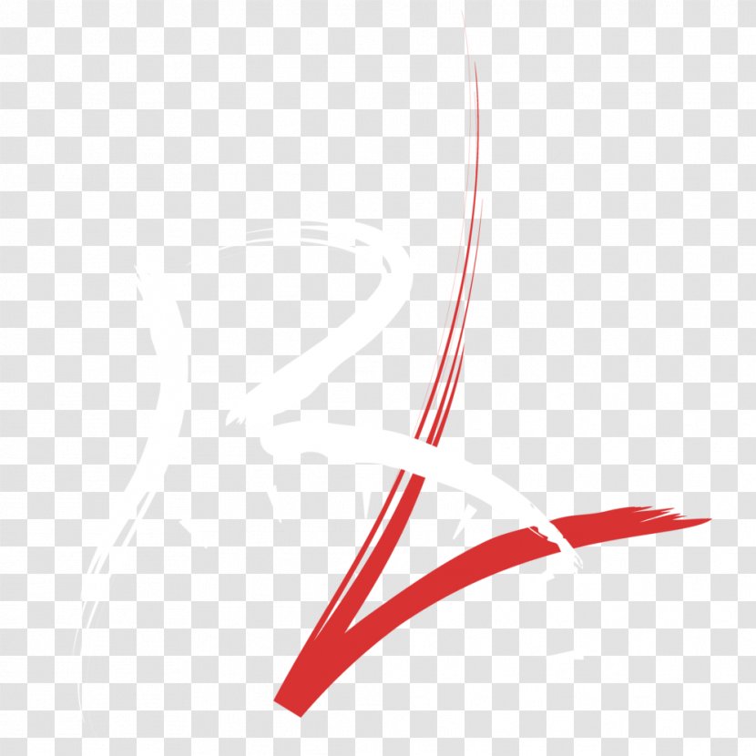 Line Angle Font - Red Transparent PNG