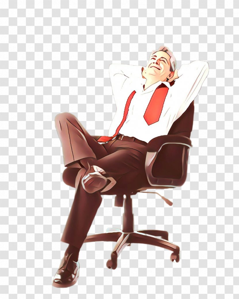 Sitting Office Chair Furniture Cartoon - Reading - Comfort Transparent PNG