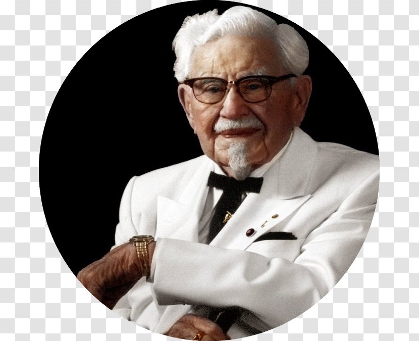 Colonel Sanders KFC Harland Cafe Fried Chicken Transparent PNG