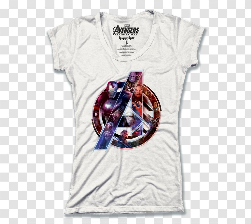 T-shirt Hulk Thanos Captain America Thor - Top Transparent PNG