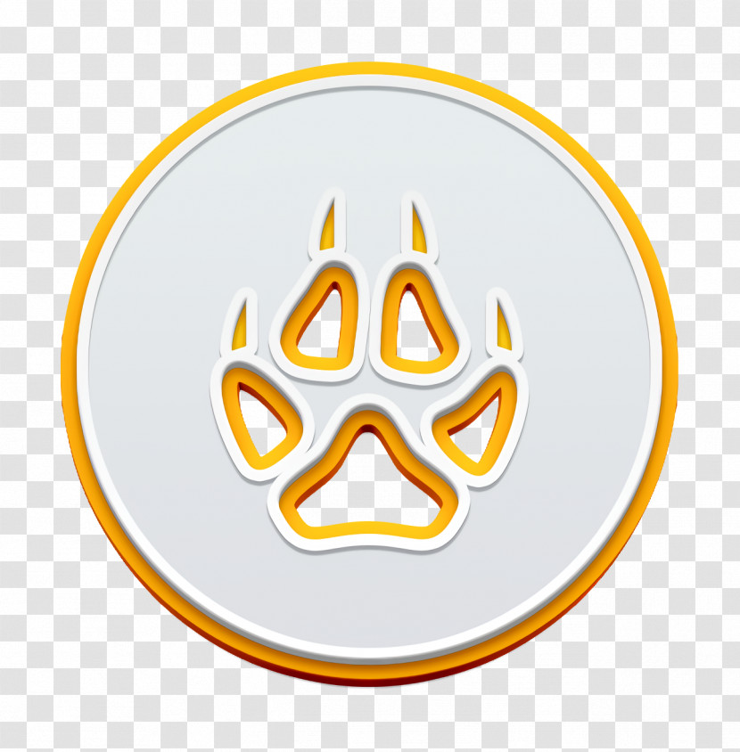 Animals Icon Wolf Icon Pawprint Icon Transparent PNG