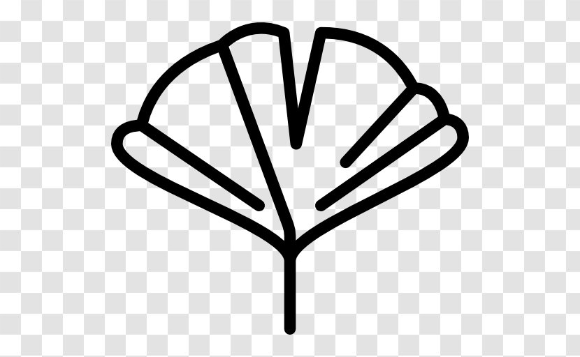 Black And White Line Art Tree - Button - Area Transparent PNG