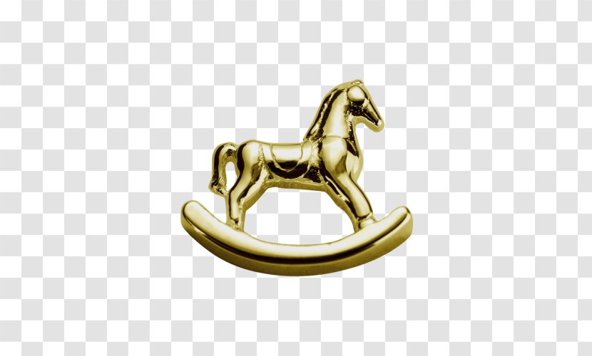 Earring Charm Bracelet Jewellery Silver Locket - Rocking Horse Transparent PNG