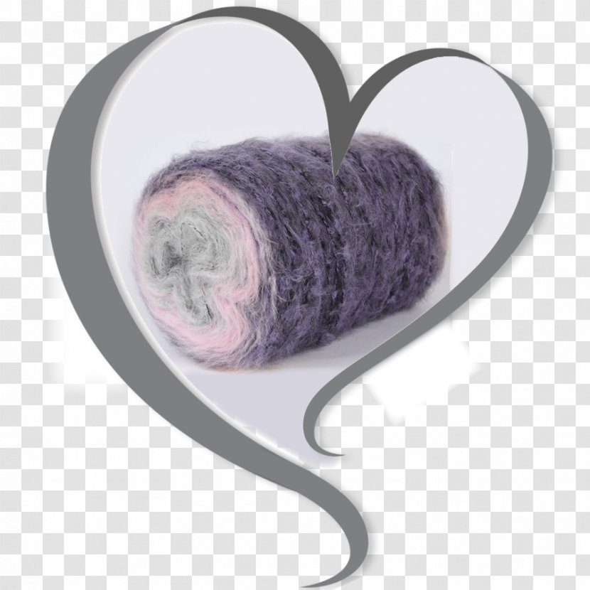 Pepelno Yarn Mohair Unicorn On A Roll Wool - Purple Transparent PNG