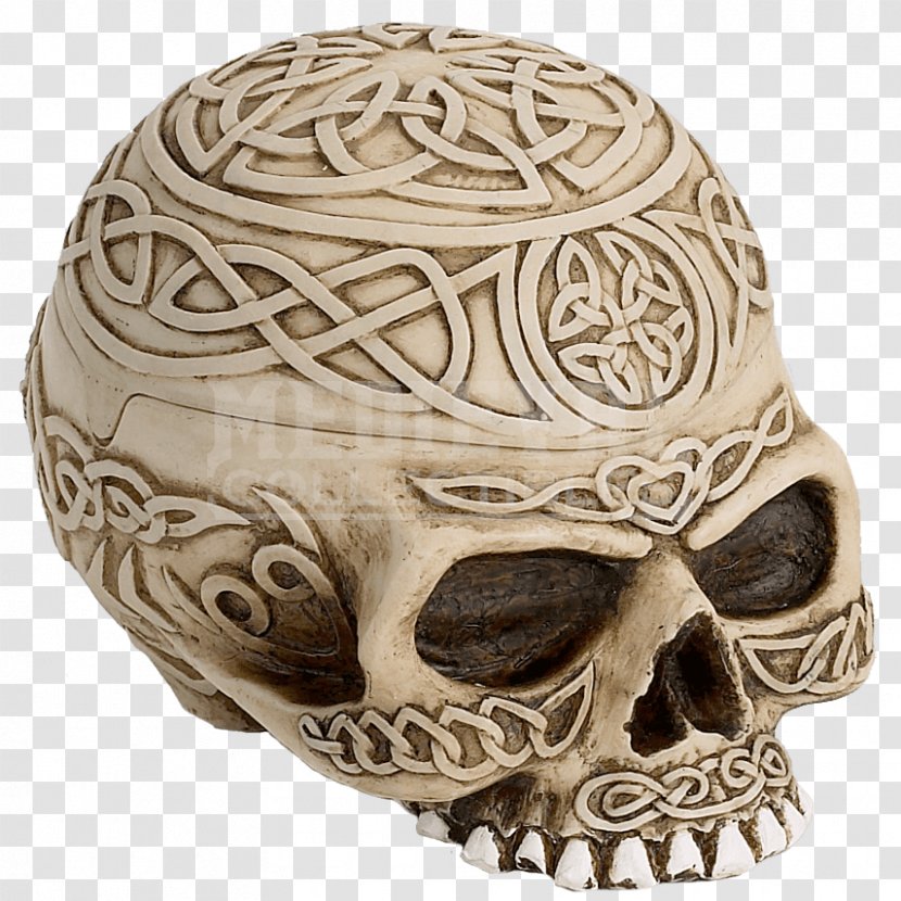 Skull Human Skeleton Box Bone - Celtic Cross - Viking Transparent PNG