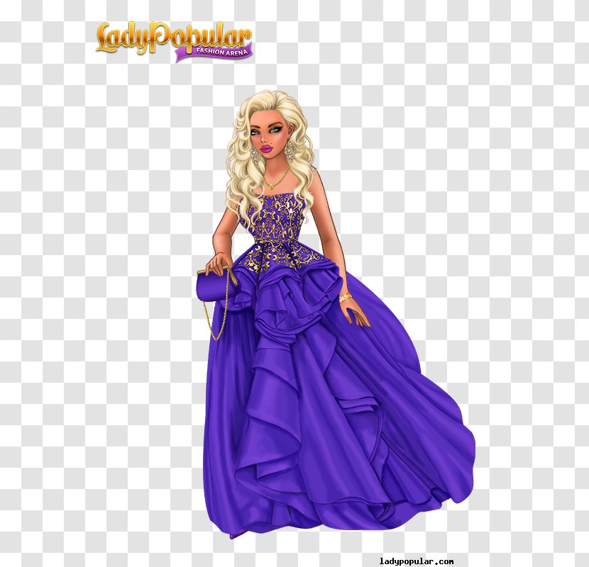 Barbie Lady Popular Figurine - Pink Carpet Transparent PNG