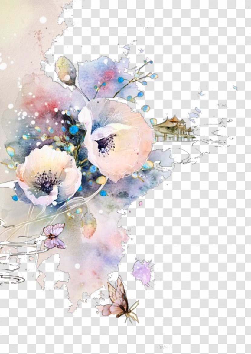 Watercolor Painting Flower Art Drawing - Artwork Transparent PNG