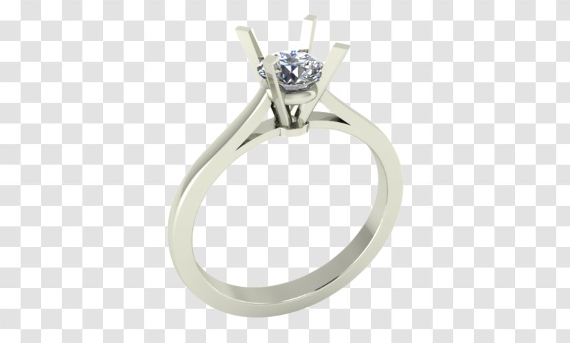 Wedding Ring Silver Body Jewellery - Jewelry Model Transparent PNG