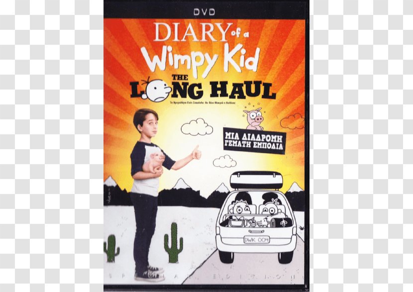 Greg Heffley Diary Of A Wimpy Kid DVD Blu-ray Disc Digital Copy - The Long Haul - 20th Century Fox Transparent PNG