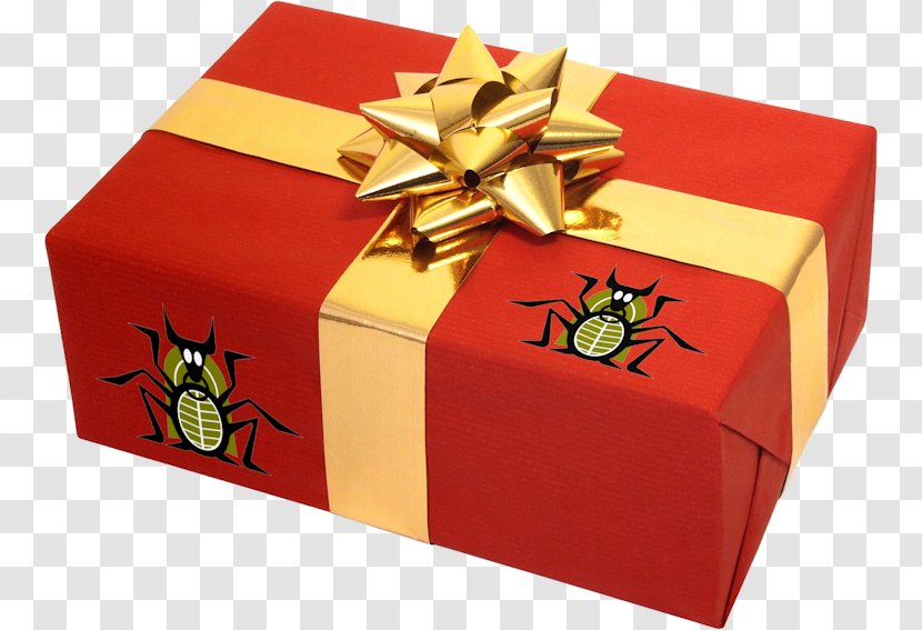 Christmas Gift Day Wrapping Box Transparent PNG