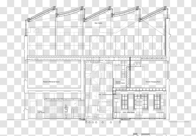 Architecture Floor Plan Technical Drawing - Design Transparent PNG