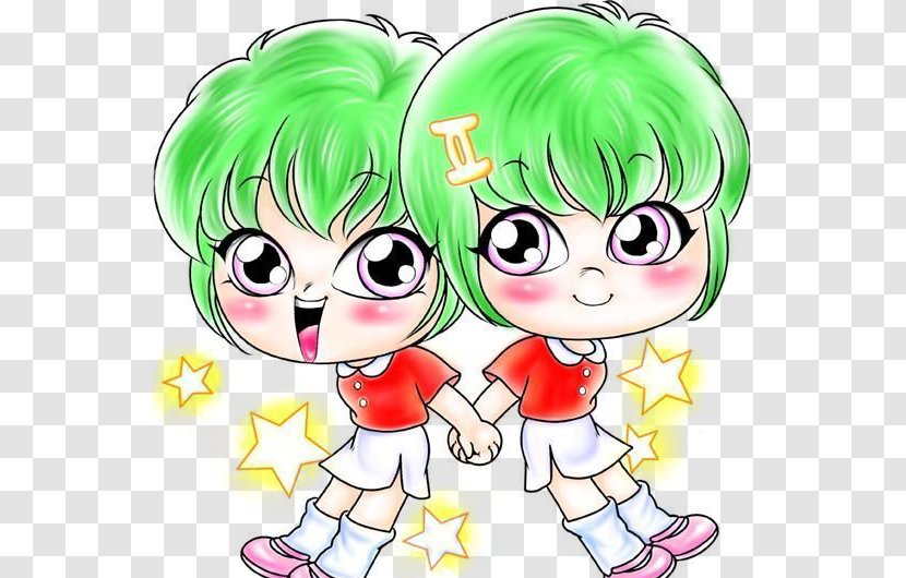 Constellation Cartoon Gemini Illustration - Heart Transparent PNG