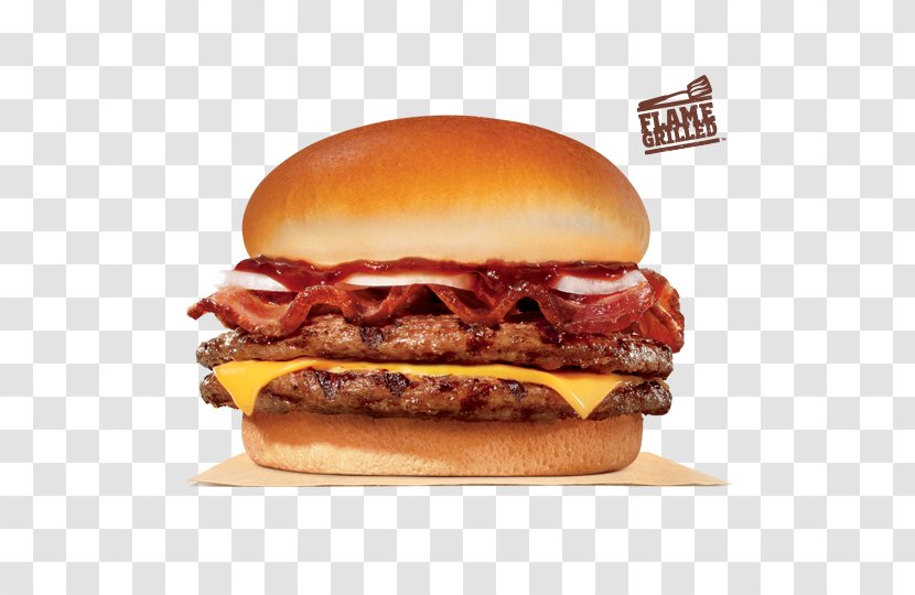 Cheeseburger Hamburger Whopper Bacon Big King - Recipe Transparent PNG