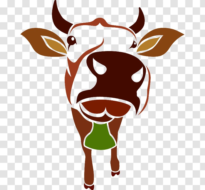 Beef Cattle Stock Photography Royalty-free Clip Art - Vector Cow Logo Design Transparent PNG