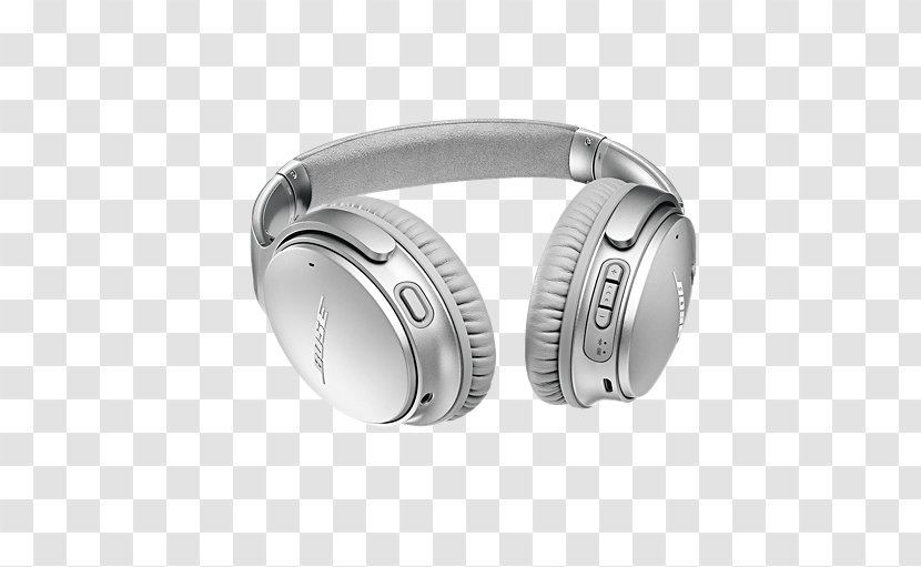 Bose QuietComfort 35 II Active Noise Control Headphones - Platinum Transparent PNG