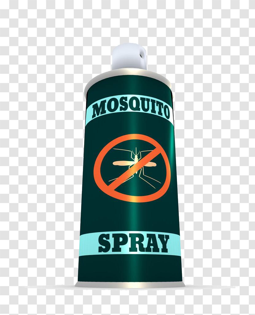 Insecticide Mosquito Aerosol Spray Bottle Transparent PNG