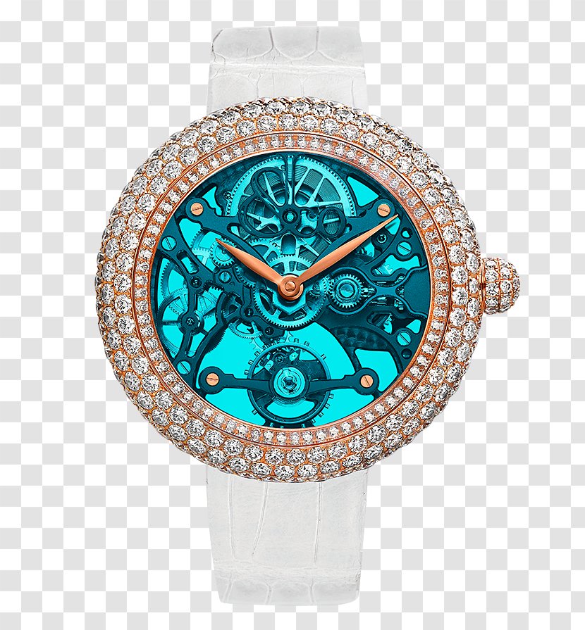 Jacob & Co Skeleton Watch Jewellery Clock - Strap Transparent PNG