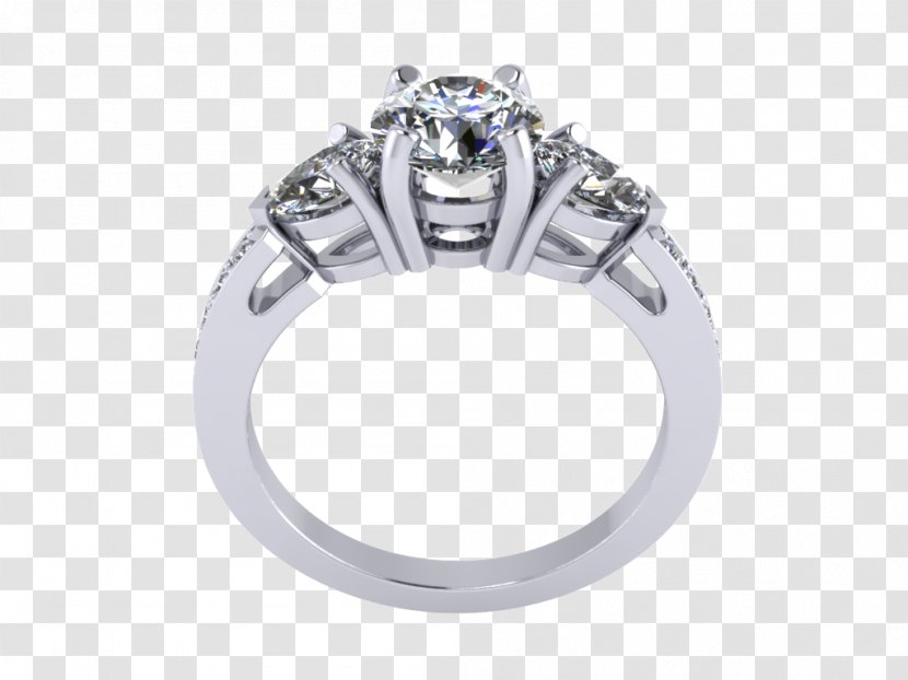 Diamond Engagement Ring Enhancers Wedding - Jewellery Model Transparent PNG
