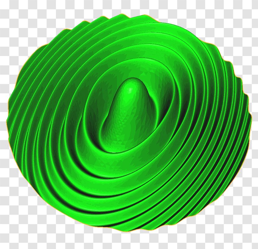 Circle Spiral Green - Interpolation Transparent PNG
