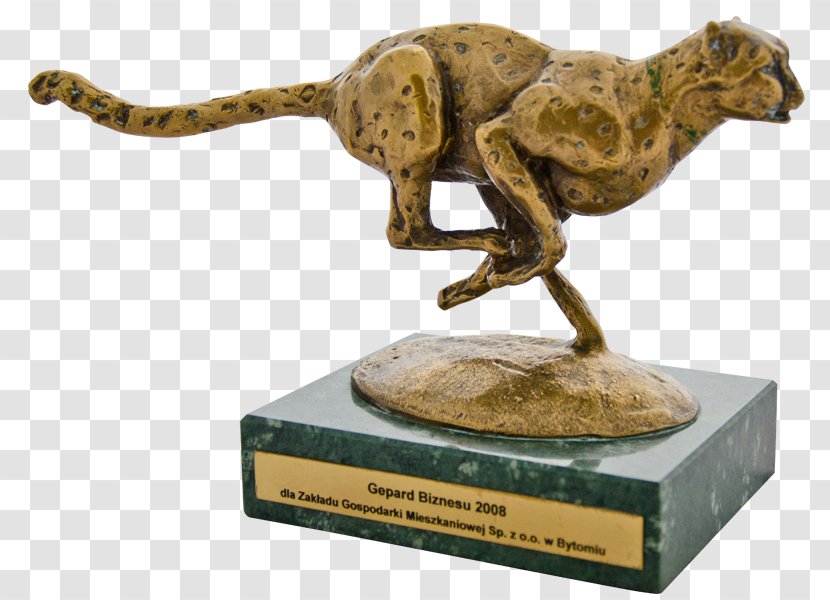 Bronze Sculpture Cheetah Management Business - Administracja Transparent PNG