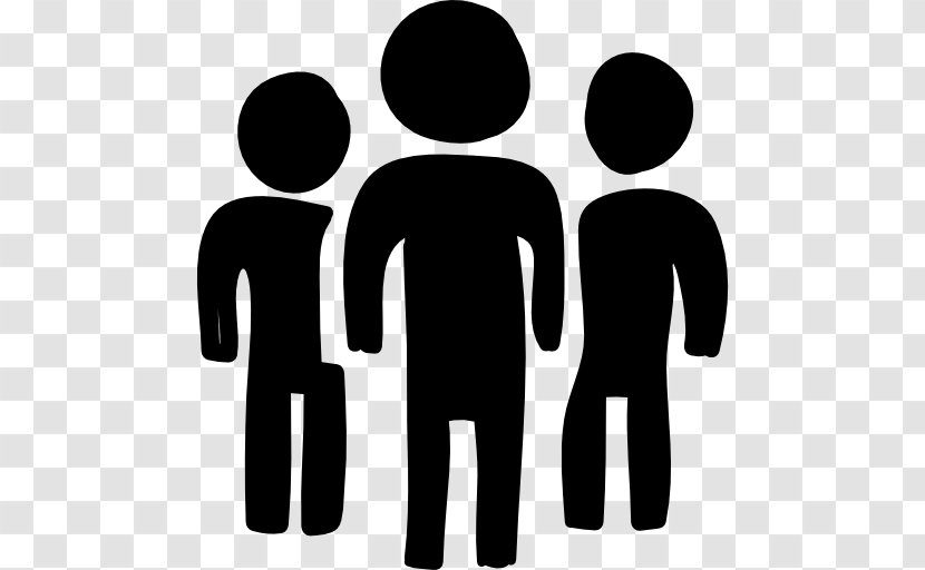 Person Drawing - Monochrome - Three People Transparent PNG