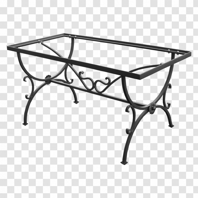 Table Wrought Iron Furniture Living Room - Light Fixture Transparent PNG