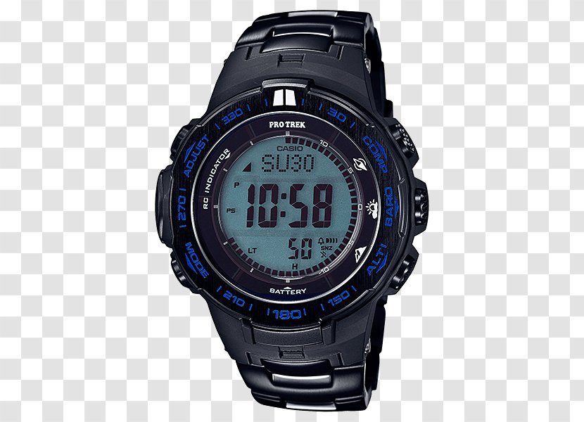 Pro Trek Casio Watch G-Shock Tough Solar - Brand Transparent PNG