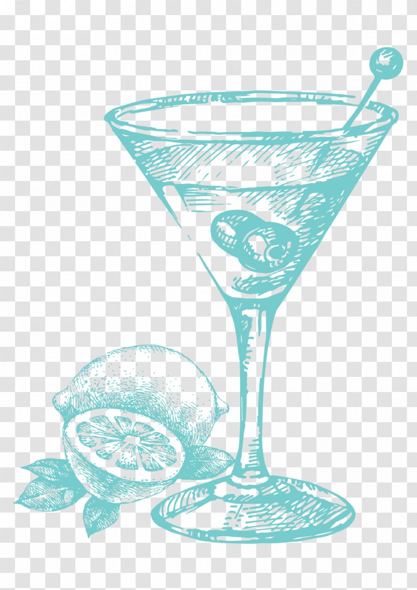 Cocktail Martini Mint Julep Cognac - Restaurant Transparent PNG