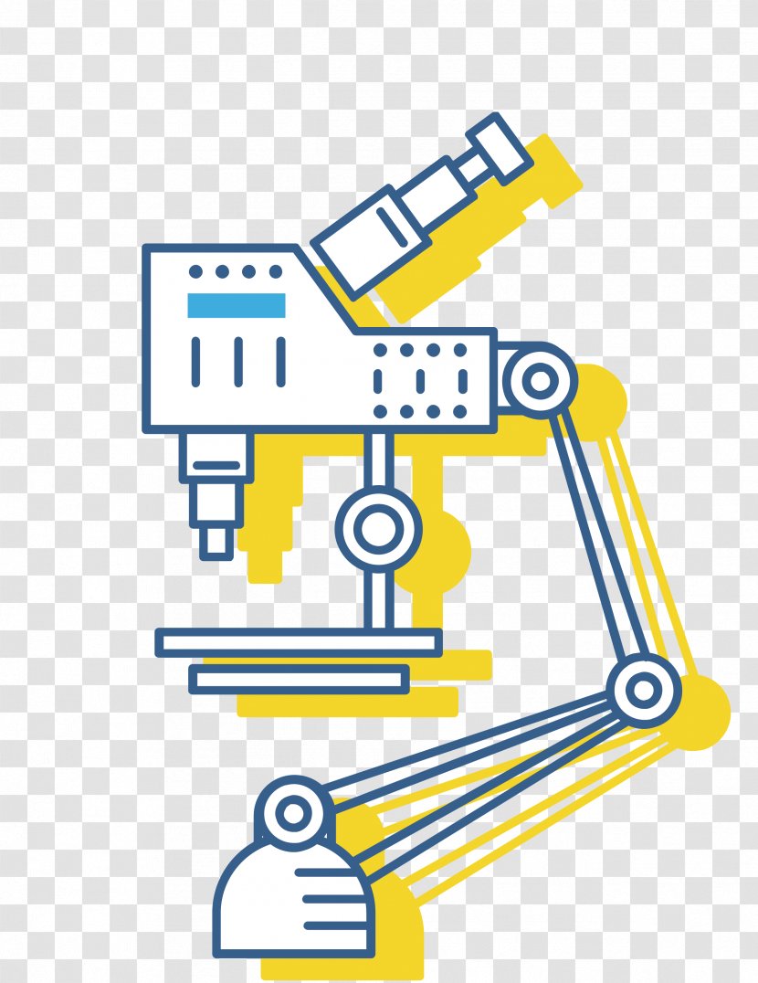 Microscope Graphic Design - Material - Hand-painted Transparent PNG