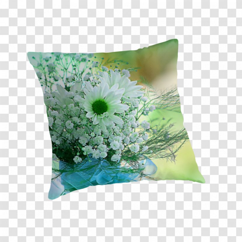 Throw Pillows Cushion Flower Green - Pillow Transparent PNG