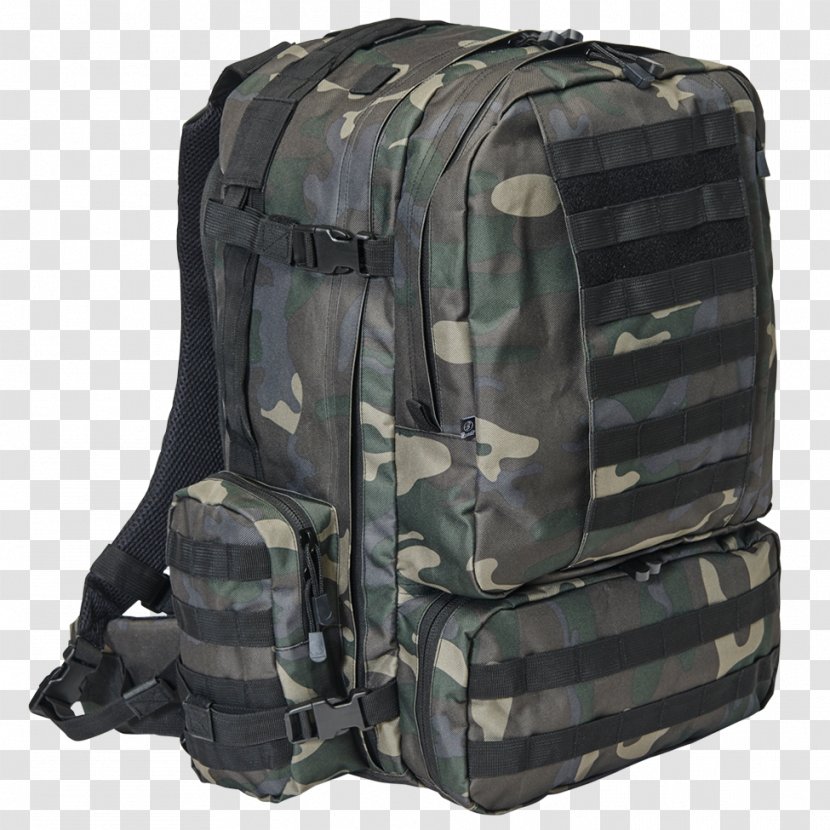 Backpack Brandit US Cooper M Bag Olive Military Camouflage - Jacket Transparent PNG